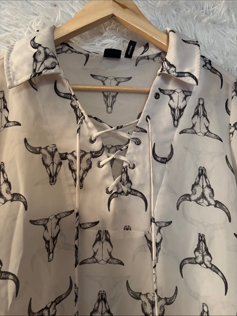 Cruel Girl Western Blouse Size Large - Picture 5 of 7